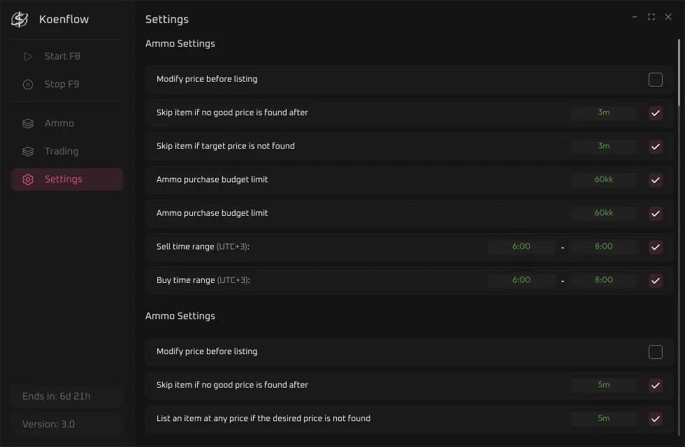 ABI Koenflow Trade BOT screenshot 2
