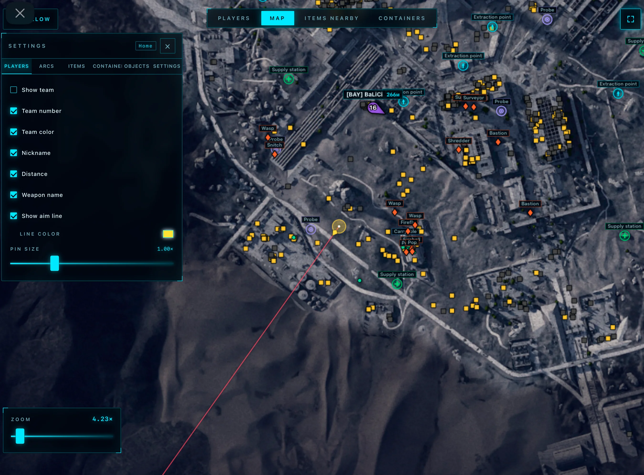 Arcane Arc Raiders Map Radar screenshot 2