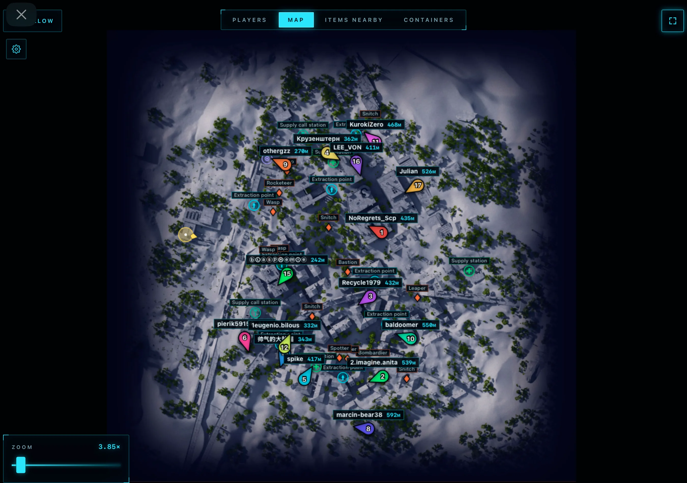 Arcane Arc Raiders Map Radar screenshot 5