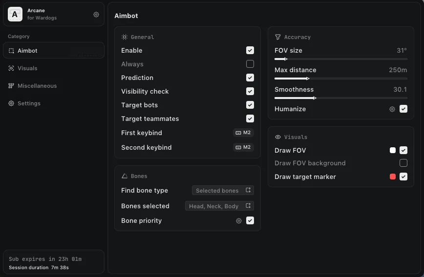 Arcane WARDOGS Cheat screenshot 4